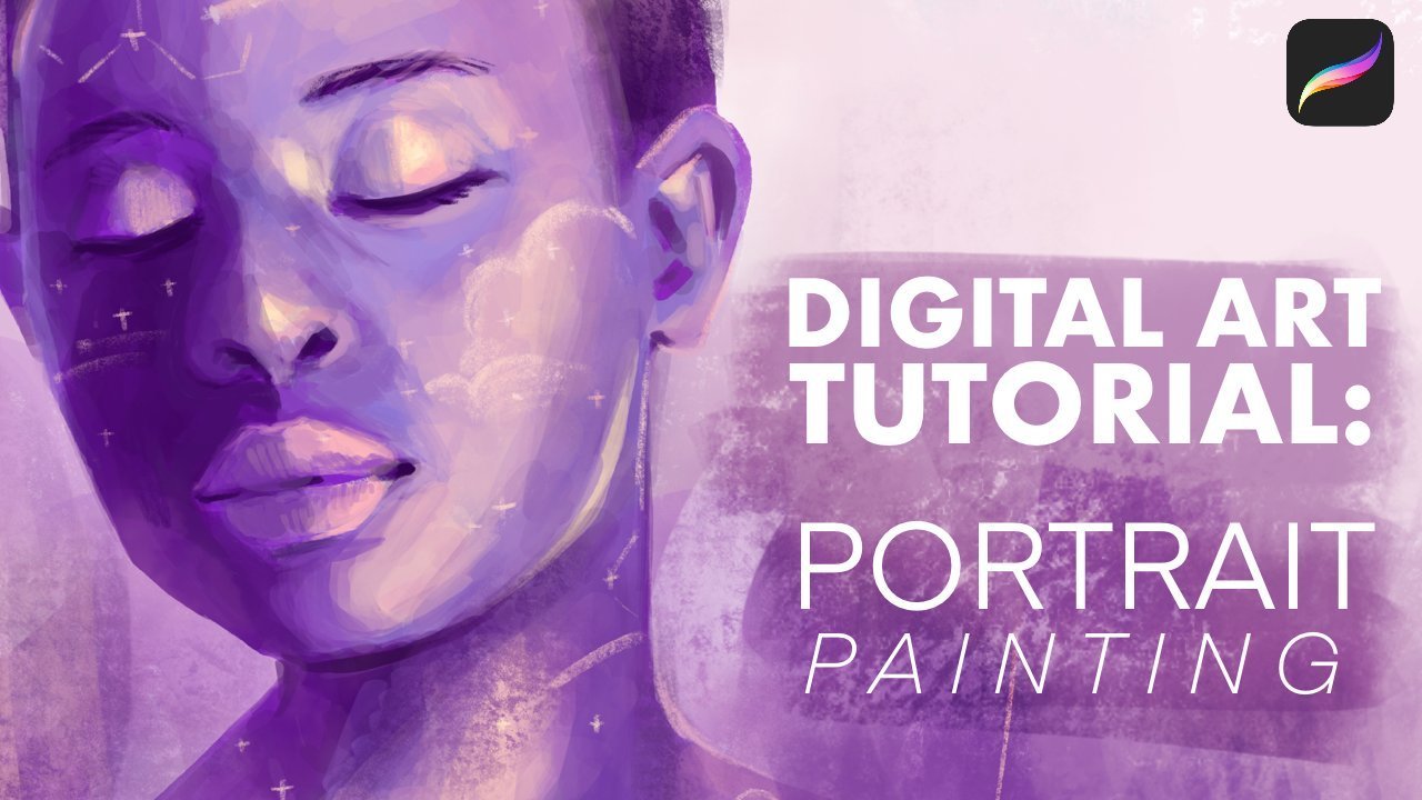 Online Course Digital Portrait Painting SemiRealistic Style