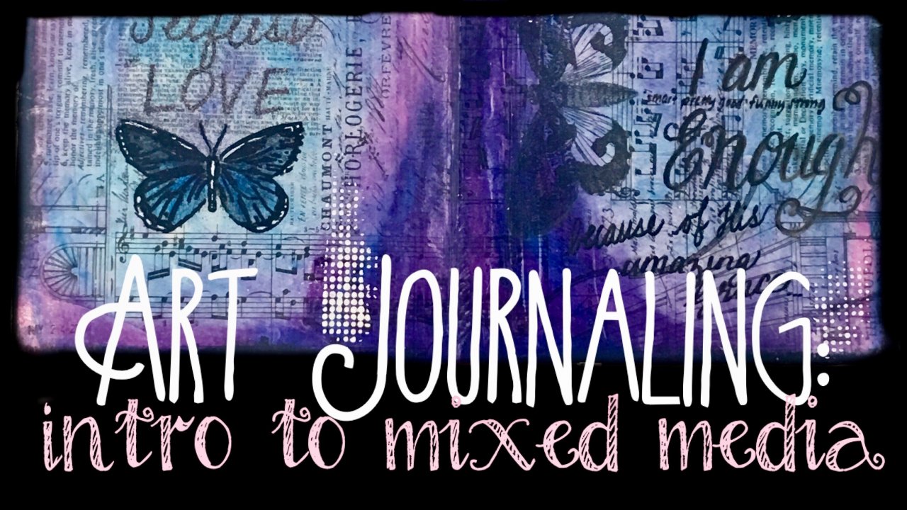 Online Course Art Journaling Intro to Mixed Media! from Skillshare