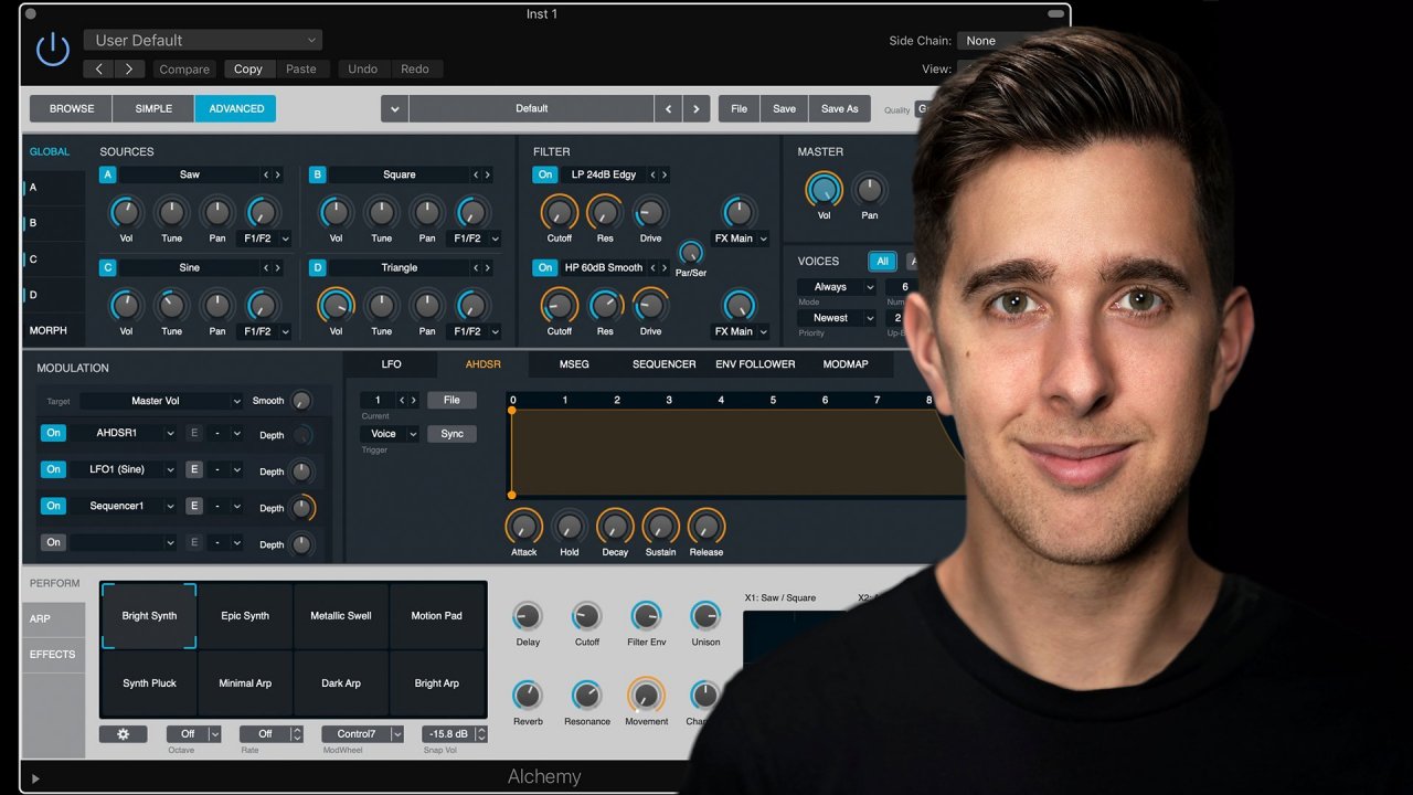 Online Course Music Production in Logic Pro X The Alchemy Synth from Skillshare Class Central