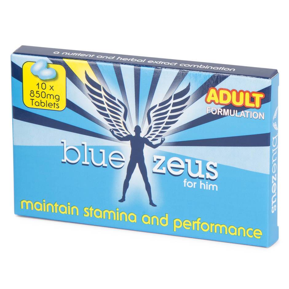 Blue Zeus for Him (10 Tablets) Lovehoney