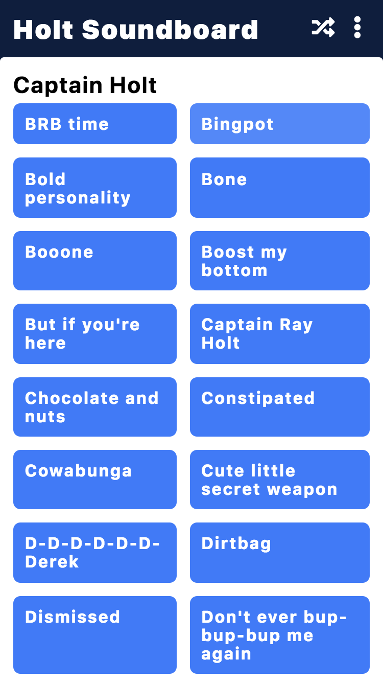 Holt Soundboard PWA Progressive Web Apps on Appscope