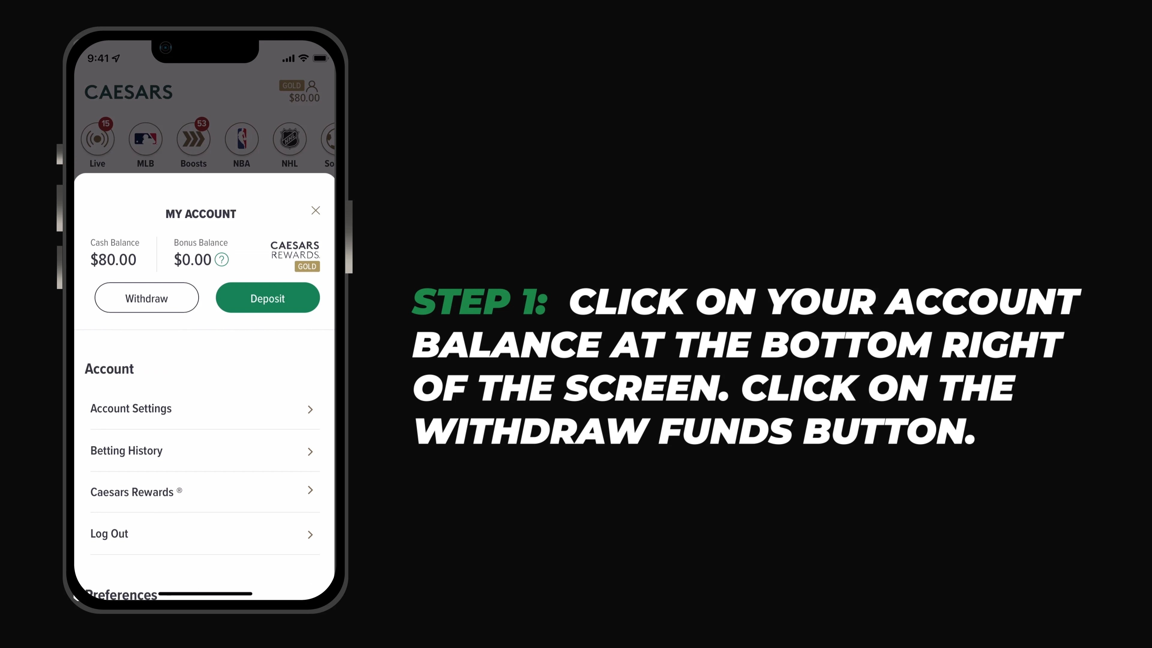 How To Make A Caesars Sportsbook PayPal Withdrawal