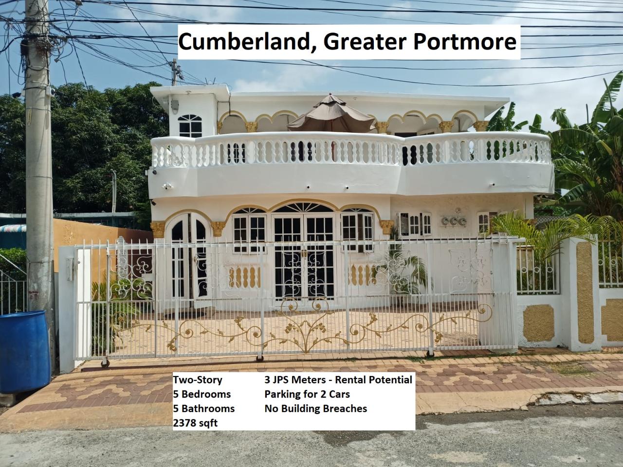 House For Sale WEST CUMBERLAND, Greater Portmore 30,000,000 Keez