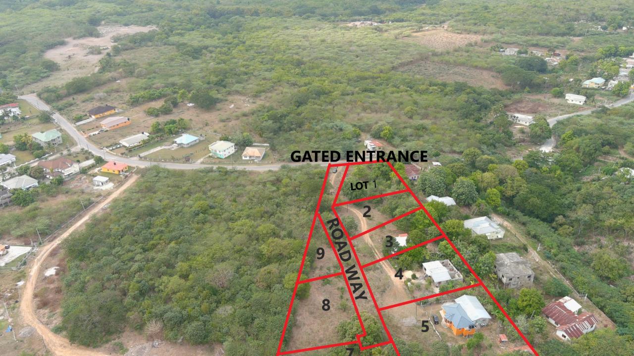 Residential Lot For Sale CHATEAU ROAD MAY PEN, May Pen 5,000,000 Keez