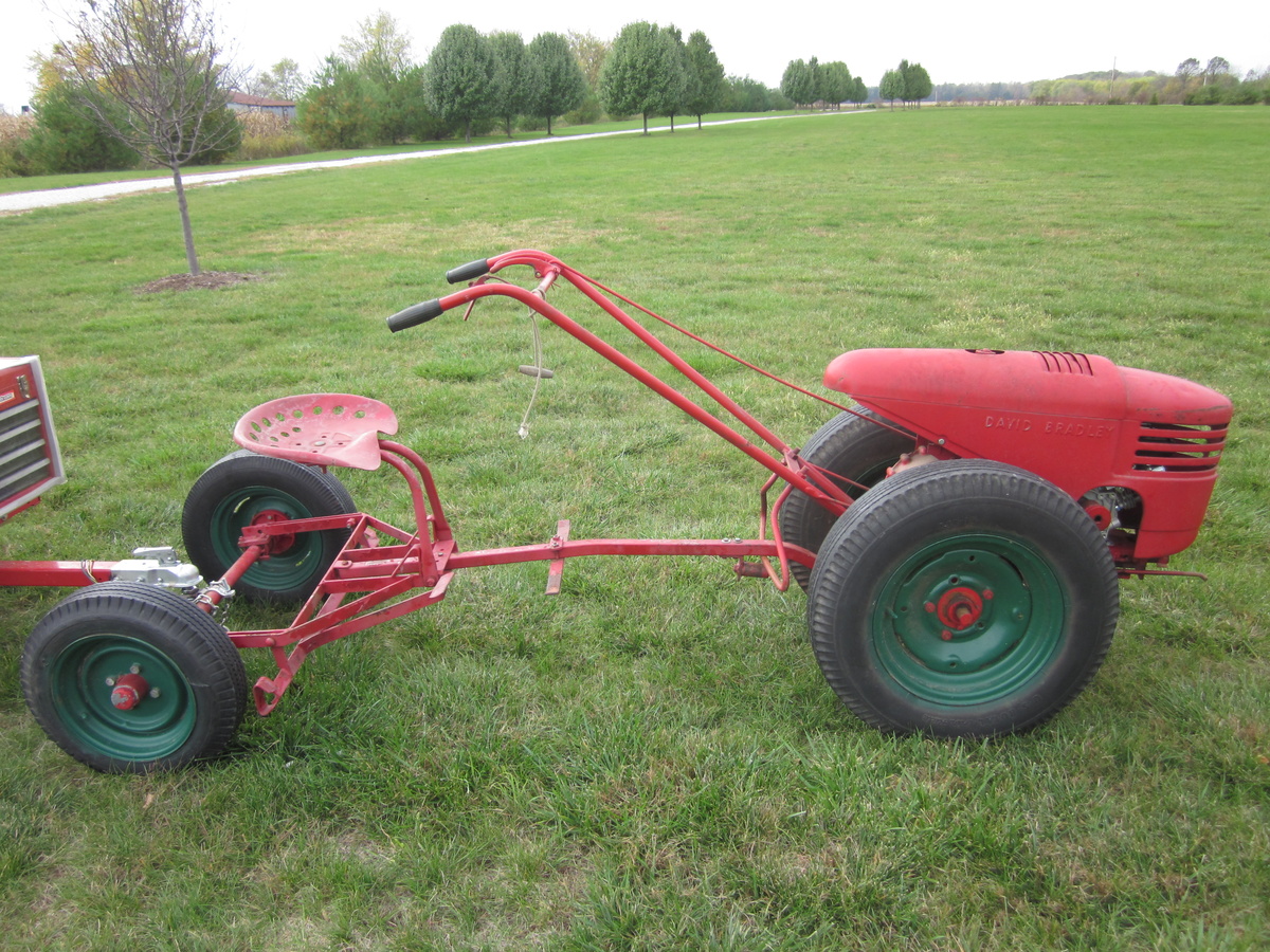 David Bradley Tractor with Sulky Collectors Weekly
