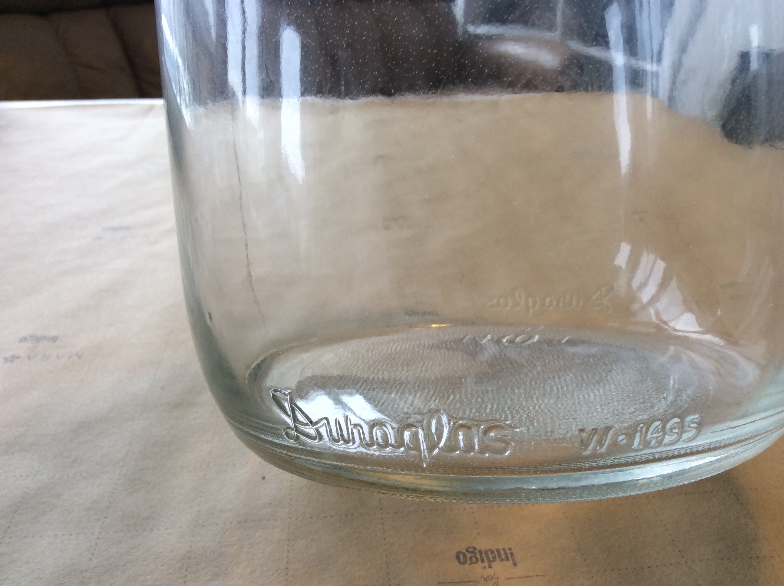 Duraglas clear 1 gallon bottle Collectors Weekly