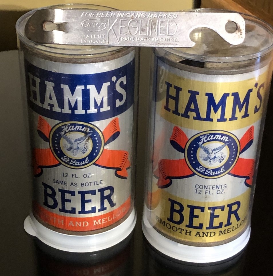 Mid 1930s Hamms Cans + Canco Church Key Collectors Weekly