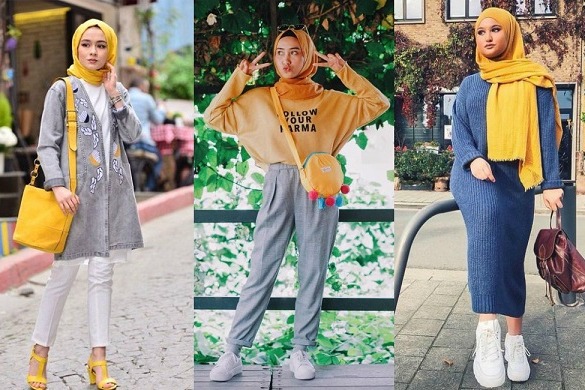 7 Padu Padan Warna Yang Cocok Untuk Hijab Kuning Tanpa Terlihat Norak