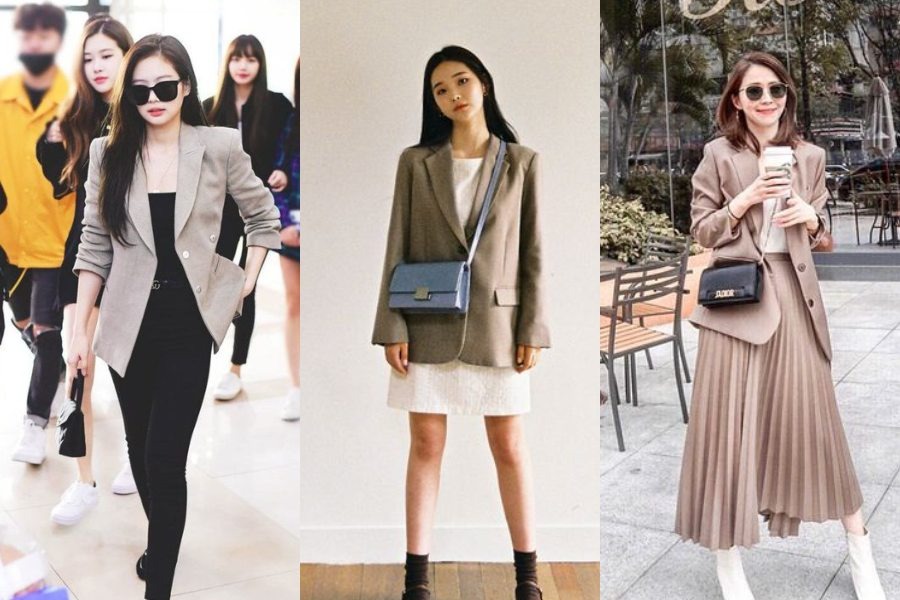 9 Inspirasi Gaya Blazer Ala Korea Style Yang Menawan