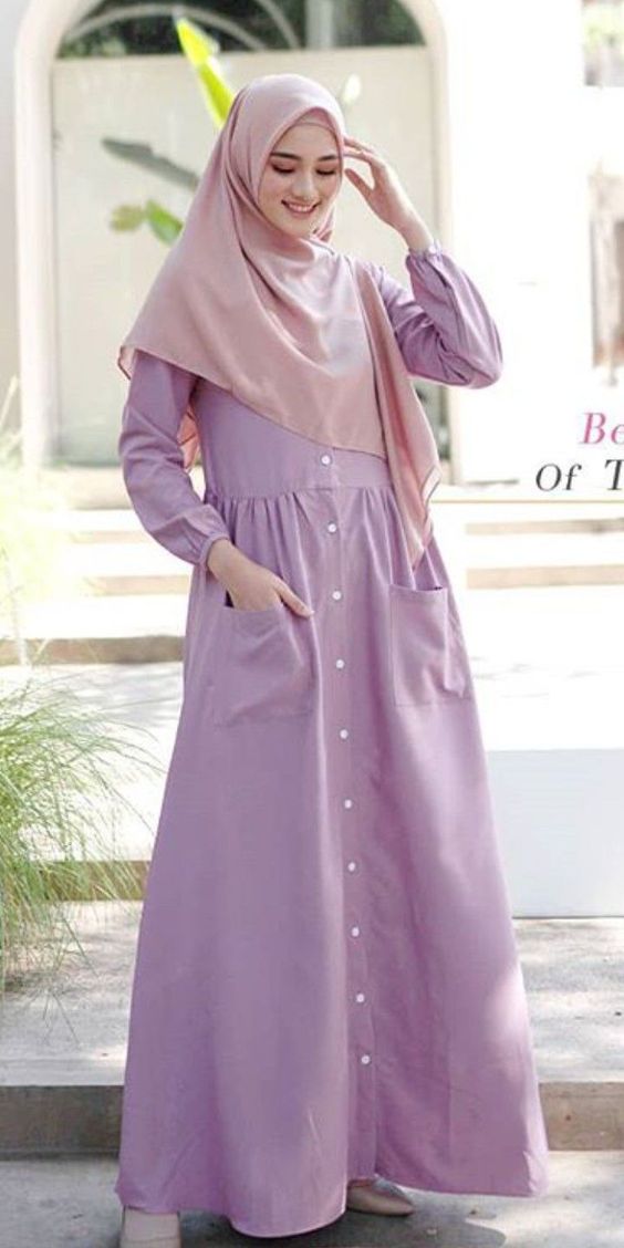 Warna Hijab Ungu Muda