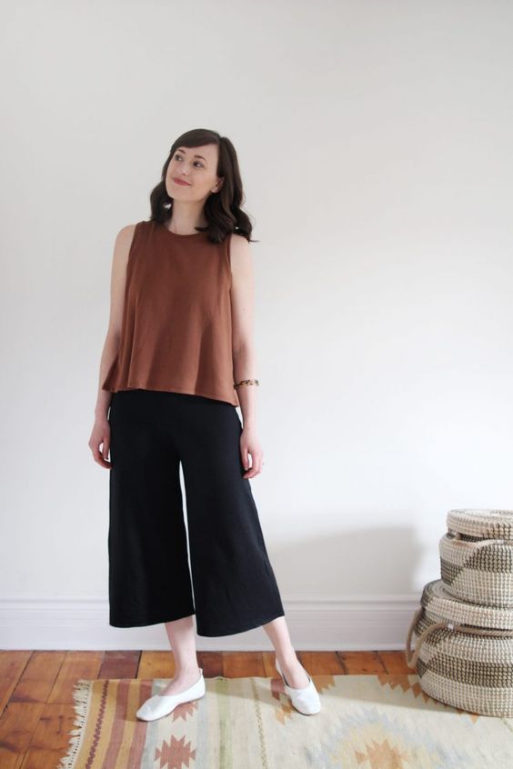 8 Tips Padu Padan Celana Kulot Hitam Untuk Wanita Usia 30 Womantalk