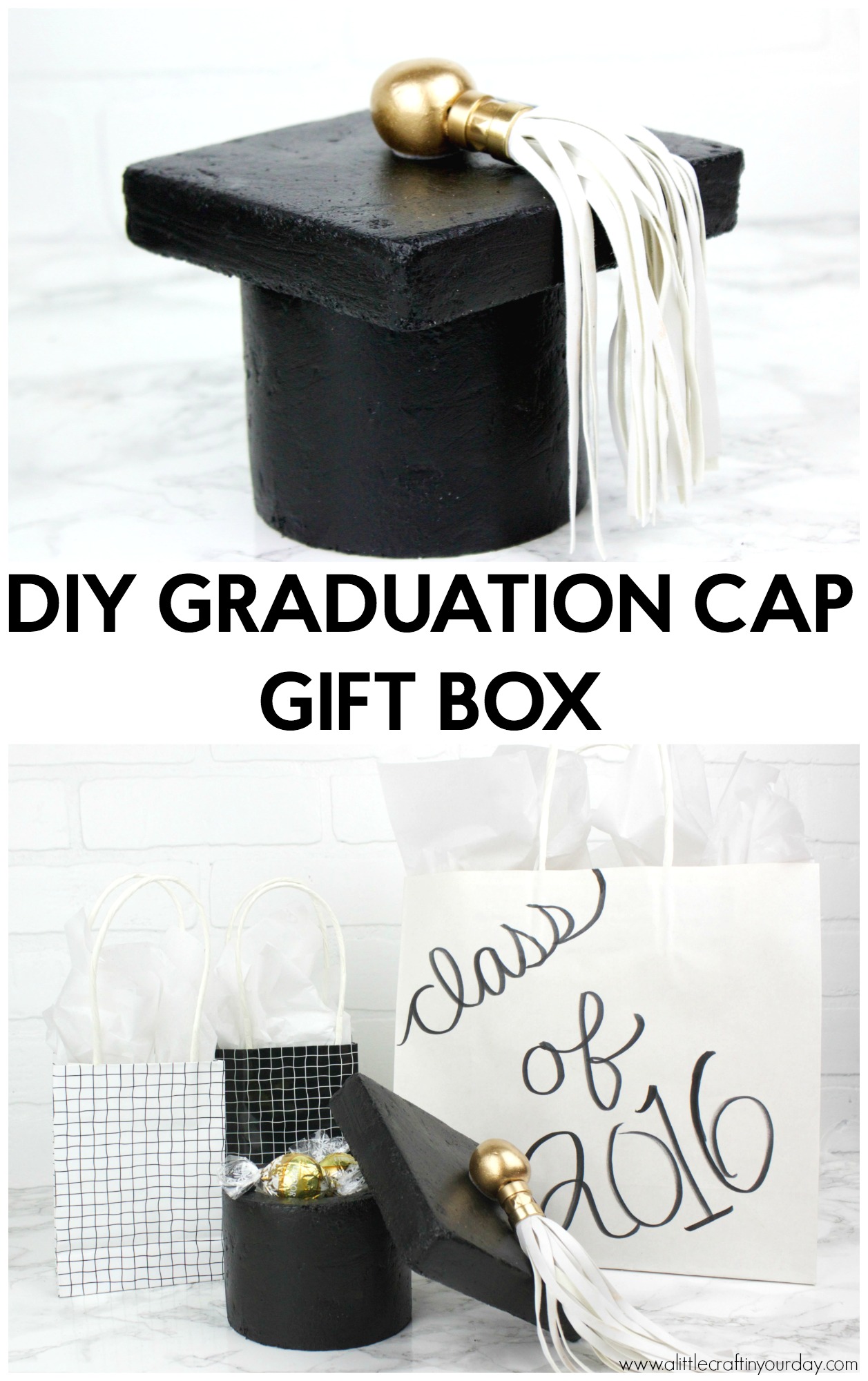 DIY Graduation Cap Gift Box A Little Craft In Your Day