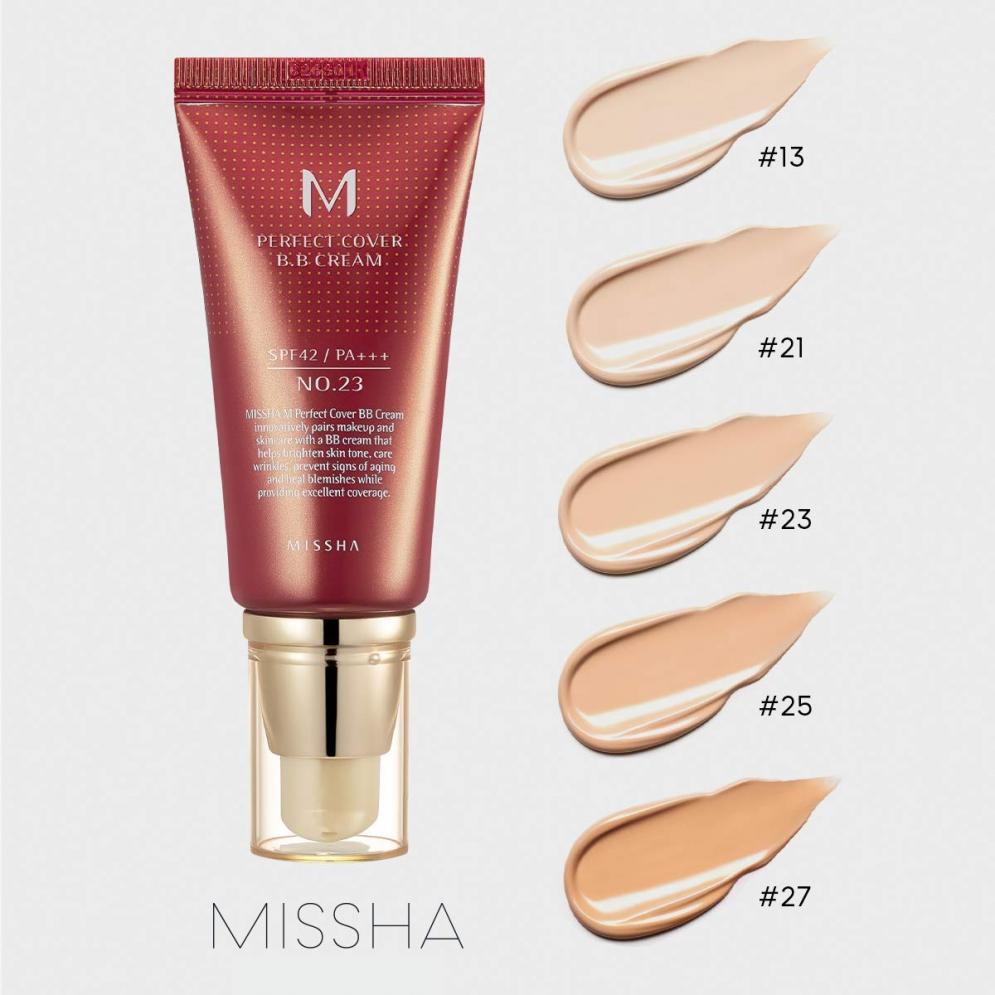 Missha M Pefect Covering BB Cream SPF42 PA+++ , No.23 Natural Beige