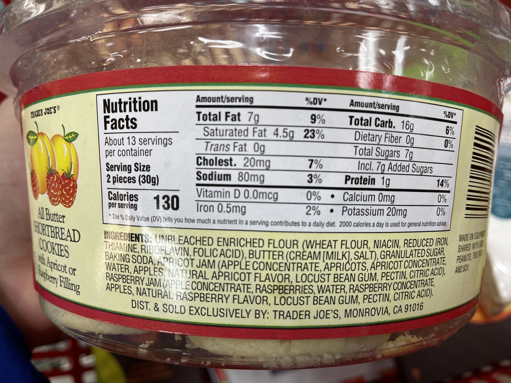 All Butter Shortbread Cookies with Apricot or Raspberry Filling