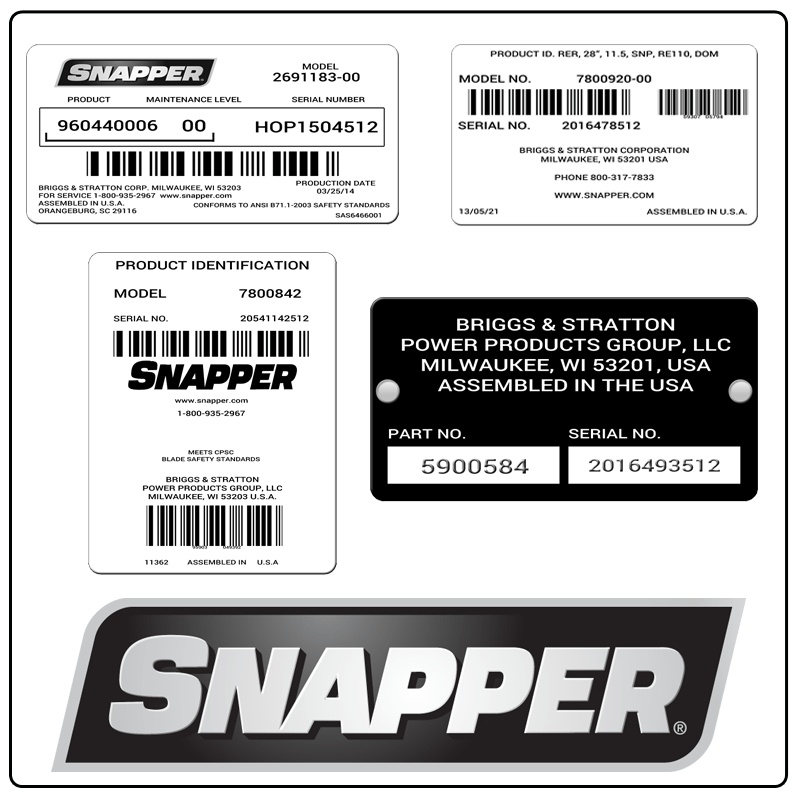 Snapper Parts by Equipment PartsTree