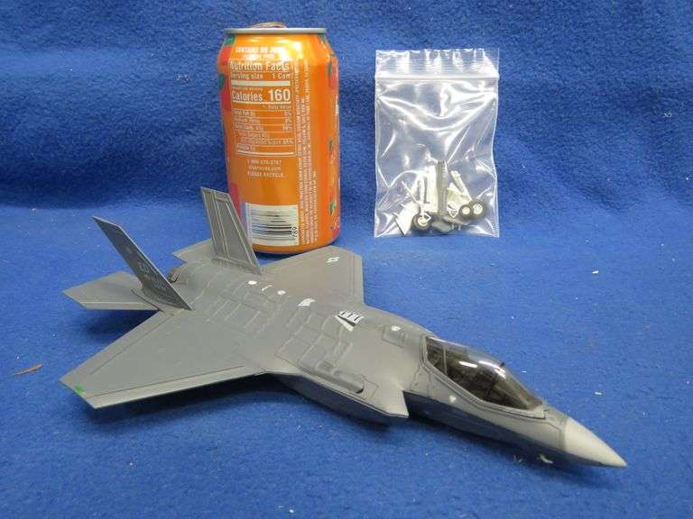 Lockheed F35A diecast metal model airplane missing pieces per