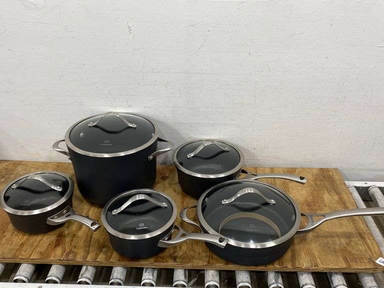 Calphalon pots and pans set. 20b Lil Dusty Online Auctions All