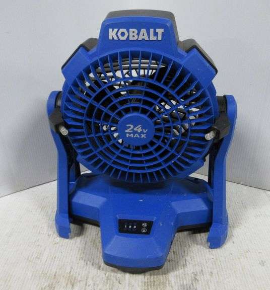 Kobalt 24V fan, tested and works, unused, charger and battery not
