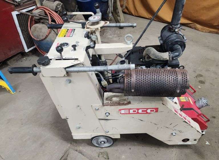 Edco Cement Grinder, Used During Summer Months Only to Grind Joints on