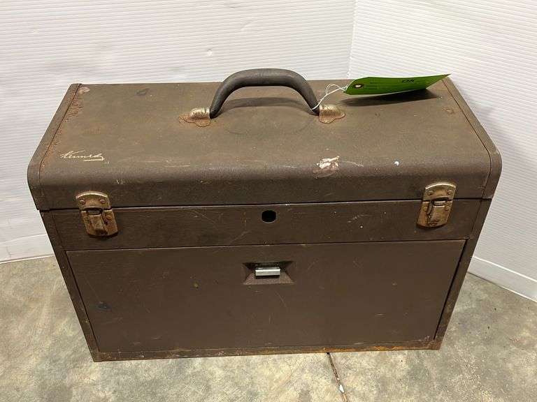 (3) Tool boxes, and a mechanics tool box, Kennedy and Craftsman brands
