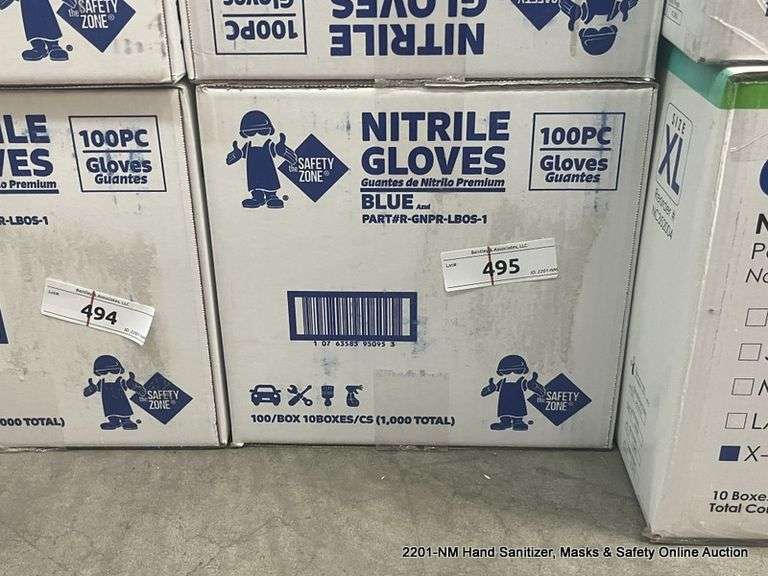 BOX NITRILE GLOVES ONE SIZE FITS ALL Bentley & Associates, LLC