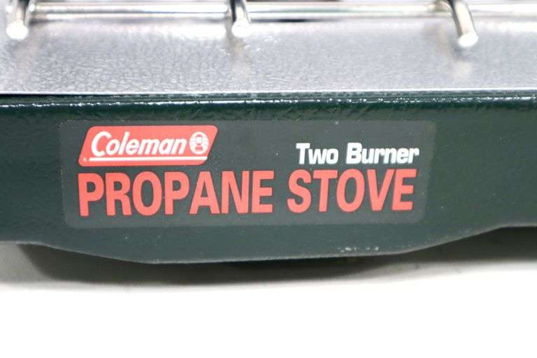 Coleman TwoBurner Propane Stove Model 5430B700 Bunting Online Auctions