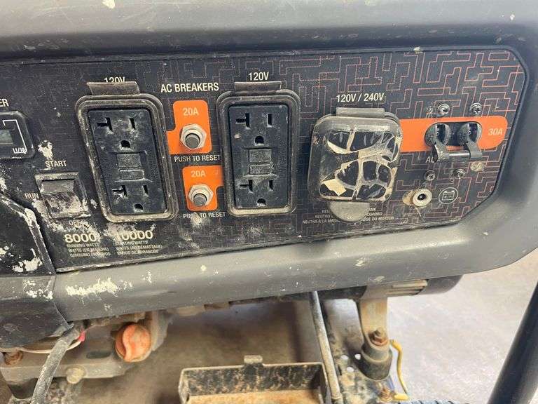 Generac GP8000E Generator (No Battery) - Bonnette Auctions