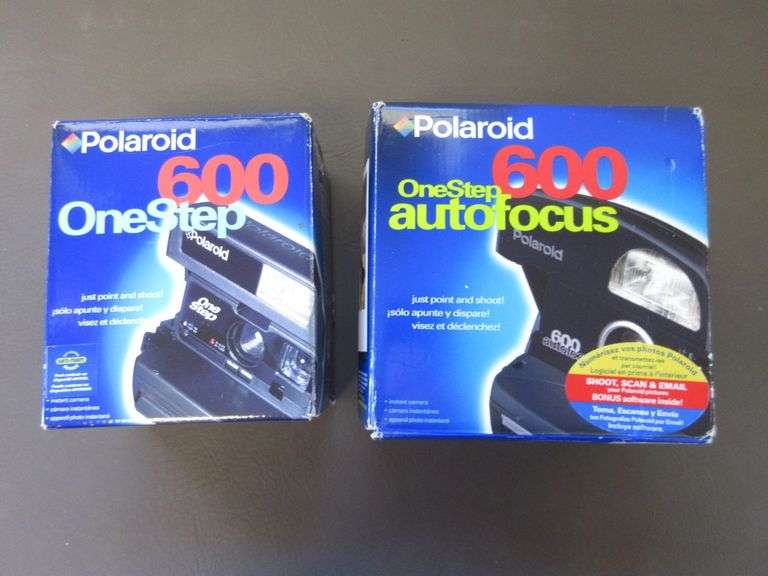 Polaroid 600 One Step and Polaroid 600 One Step Autofocus Camera