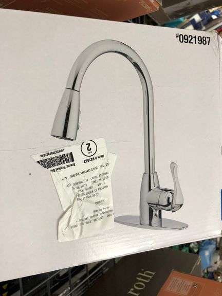 2) Project Source Pull-Down Kitchen Faucet* - Prime Time Auctions, Inc.