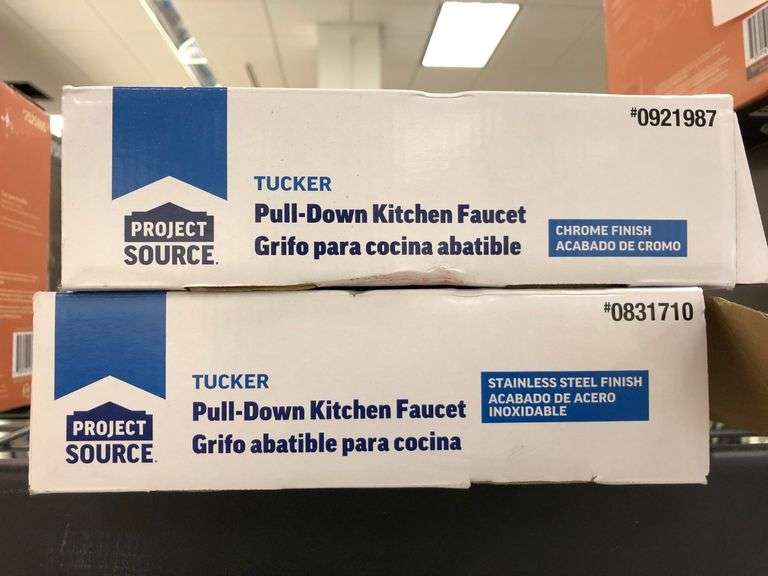 2) Project Source Pull-Down Kitchen Faucet* - Prime Time Auctions, Inc.