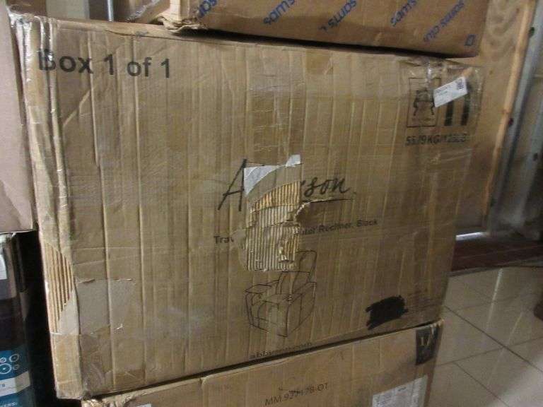 Abbyson Travis Power Theater Recliner * Prime Time Auctions, Inc.