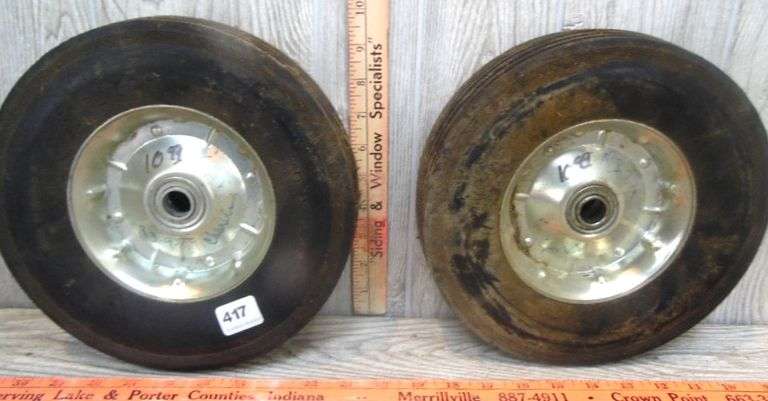 Lawn Mower Wheels - Dunker Auction