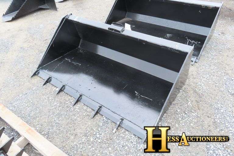 2023 BUCKET WITH TEETH SKID STEER ATTACHMENTS Hess Auctioneers