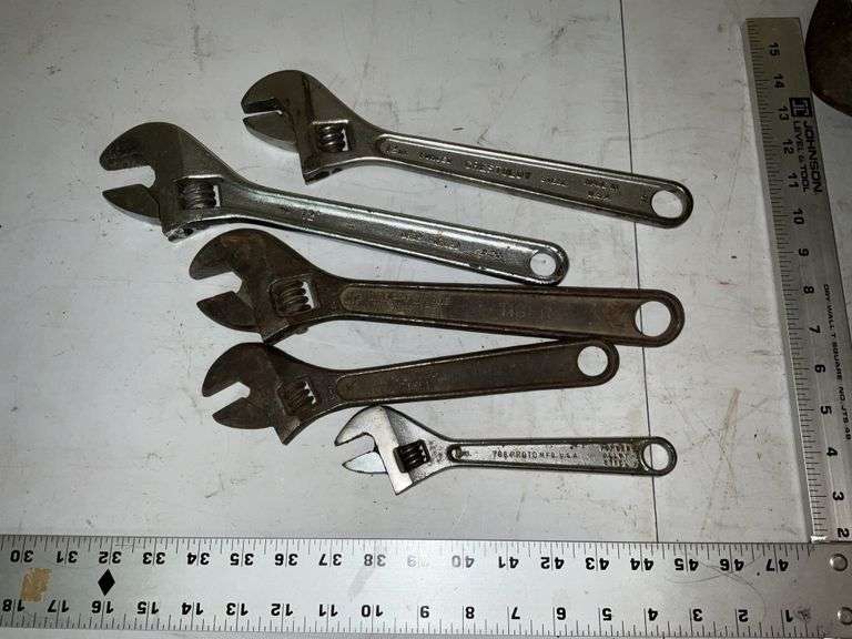 Crescent wrench, adjustable wrenches - Legacy Auction Company