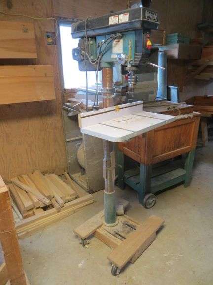 Grizzly G7944 12 Speed 14" Floor Drill Press - Lambrecht Auction, Inc.