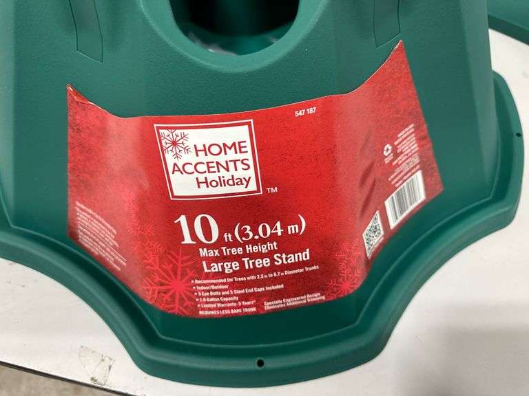 Three Home Accents Tree Stands Lambrecht Auction, Inc.