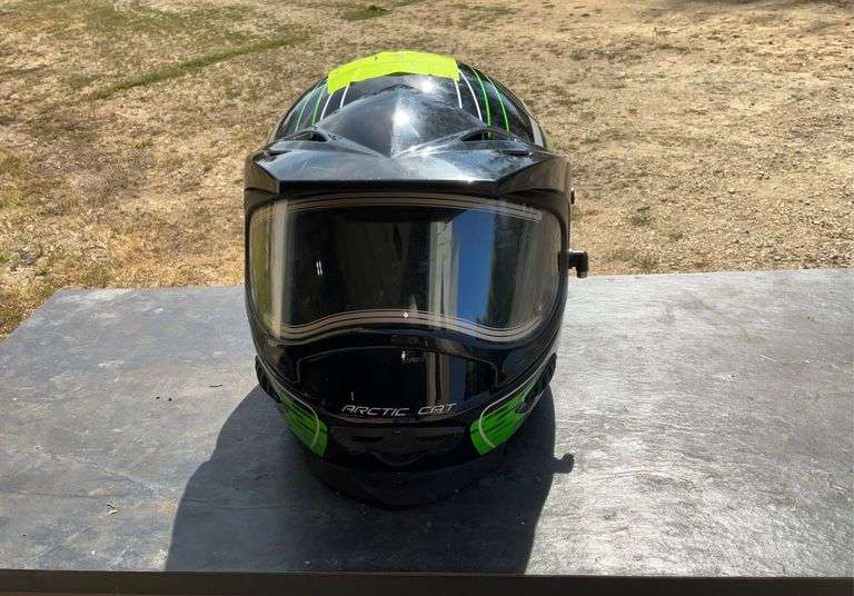 Arctic Cat Helmet size XXL, some damage Maring Auction Co LLC