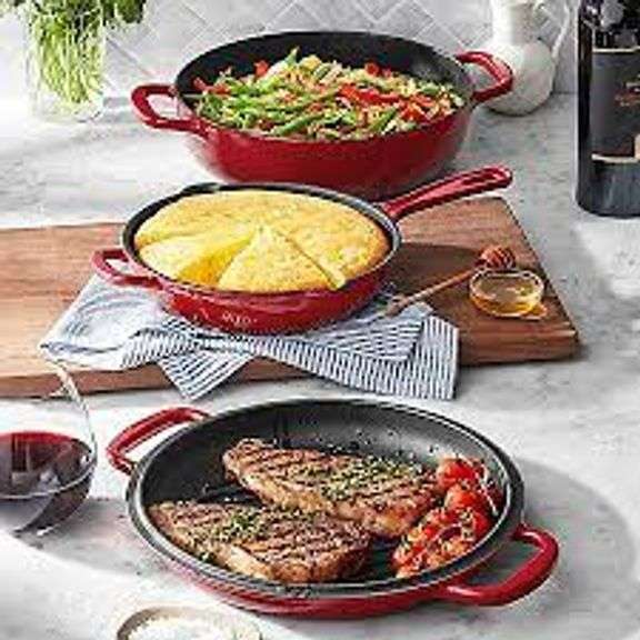 Member's Mark 2 in 1 enamel grill pan and skillet set Matthews