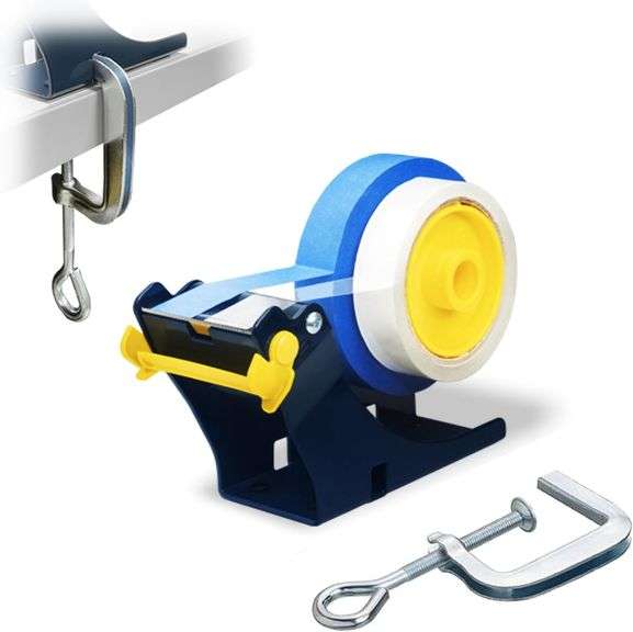 Excell Multi Roll Tape Dispenser with Cclamp for Mounting The Dispenser, Multiple Tape