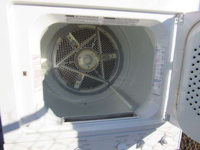 stacking washer/dryer, works well McPherson Auction & Realty