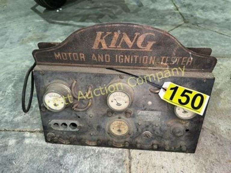 King motor & ignition tester Nutt Auction