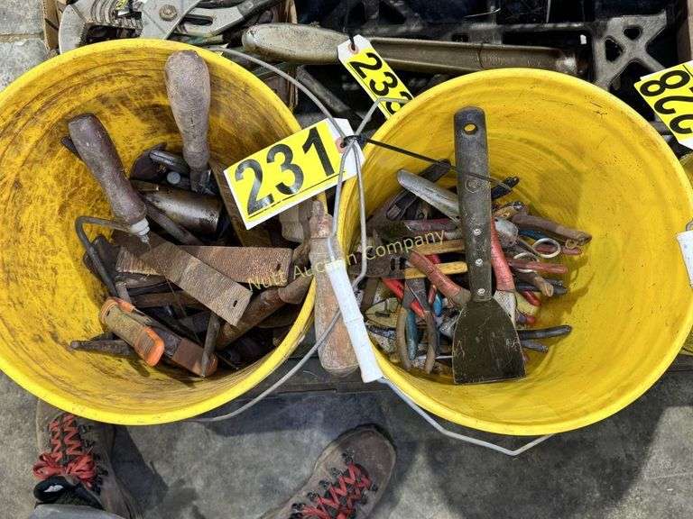 Files & plyers Nutt Auction