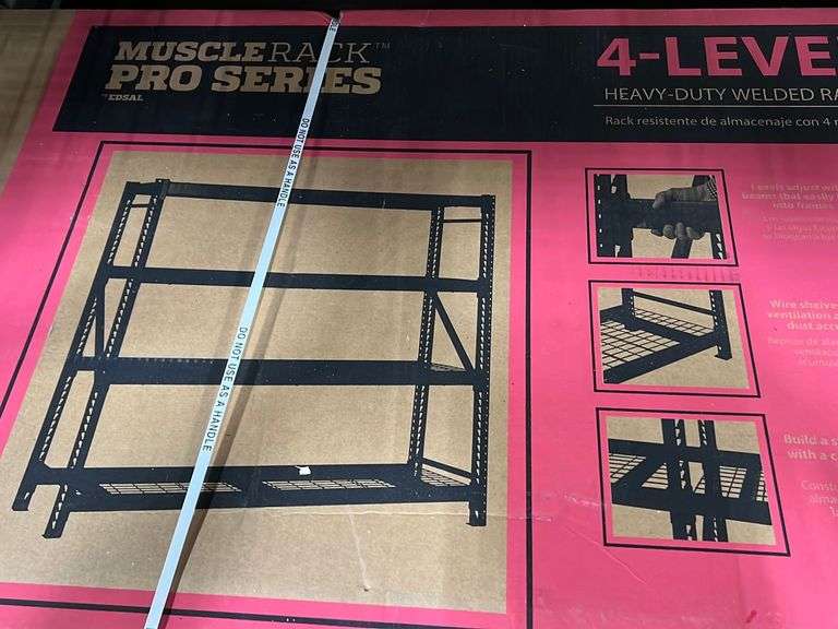 Muscle Rack Pro Series 4 Level Heavy Duty Welded Rack - NW Asset Services