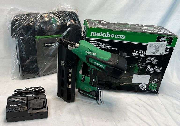METABO 31/2” Cordless Strip Nailer HPT (MSRP 369) NW Asset Services