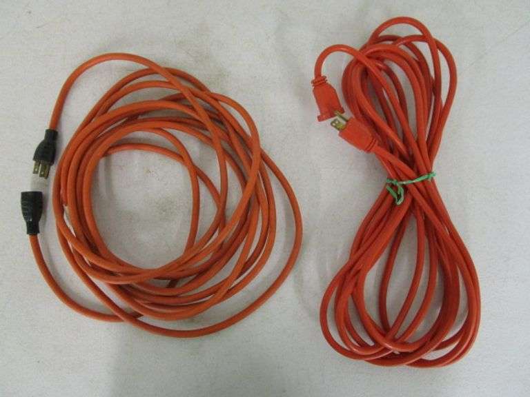 2 25 Ft. Electric Extension Cords Oberman Auctions