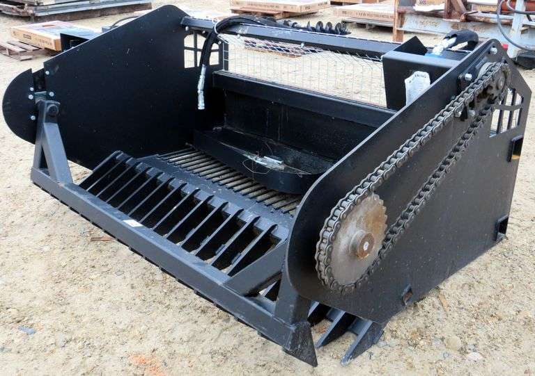 J756 Skid Steer Screening Bucket Pickett Auction Service