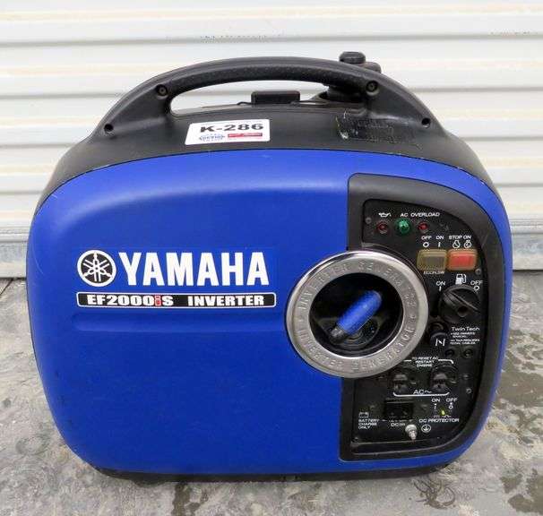 K286 Yamaha EF2000iS Generator Pickett Auction Service