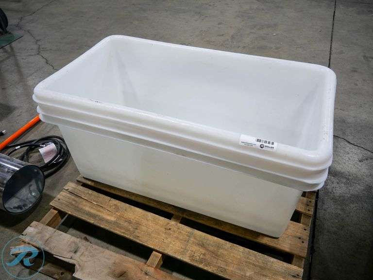 (3) Plastic Bins Roller Auctions
