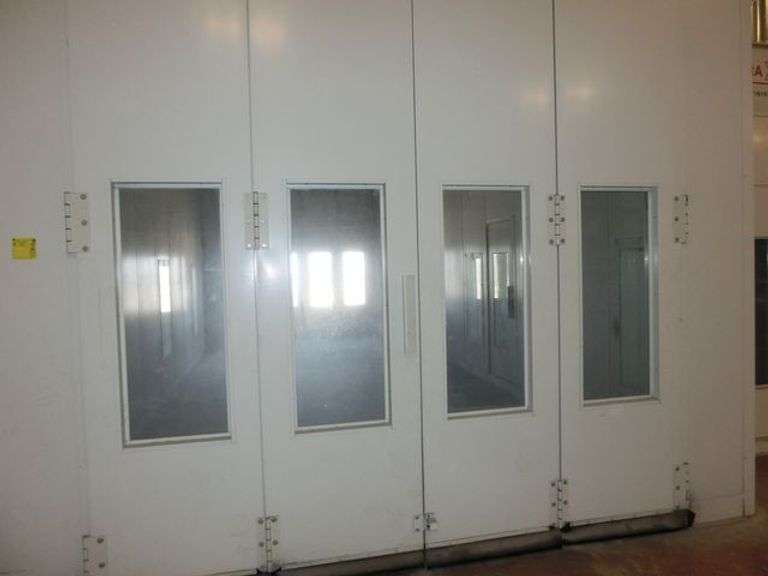 GLOBAL FINISHING SOLUTIONS ULTRA XD PAINT BOOTH, APPROX. 14' WIDE x 30