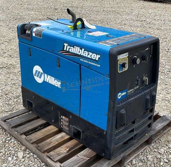 Miller Trailblazer 325 EFI welder generator Schneider Auctioneers LLC